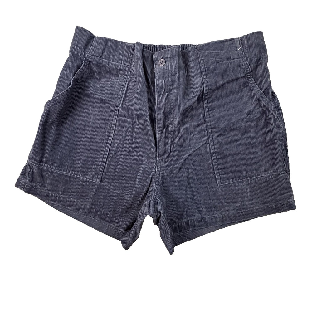VTG Towncraft Men's 35x4.5 Navy Corduroy Elastic Waist Cotton Shorts